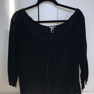 Forever 21 Black Blouse size small